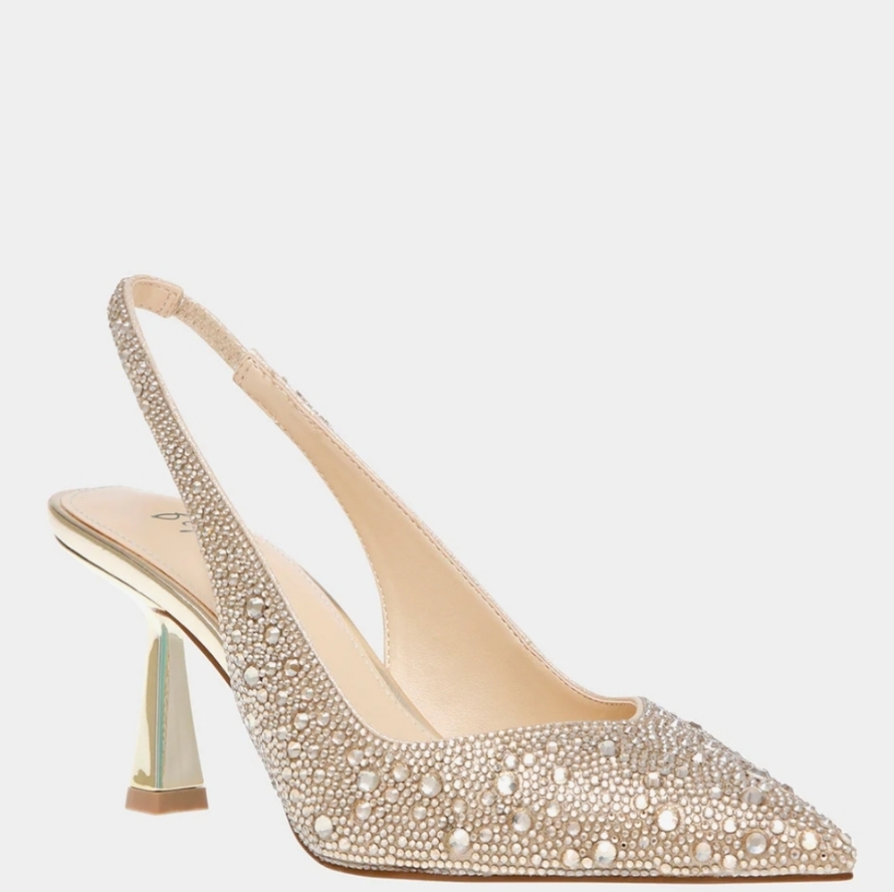 🍒Betsey Johnson Rhinestone Embellished Heels